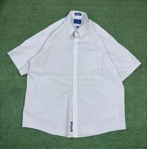 2000s TownCraft JcPenney Button Up Shirt Sz 17 1/2 Gray